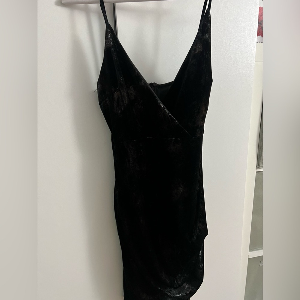 Black & grey fashion nova dress